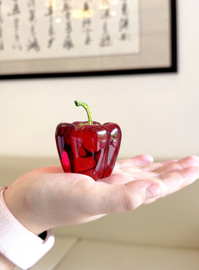 家居装饰品水晶辣椒小清新