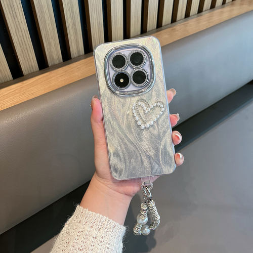 适用于红米note15手机壳redminote15pro新款女15pro+自带镜头膜小米red米15por十加5g全包防摔保护套简约时尚