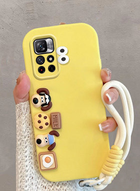 适用于红米note11手机壳redminote11pro5g卡通noto11por+加小米2109116AC可爱立体5g新款全包防摔保护套软壳