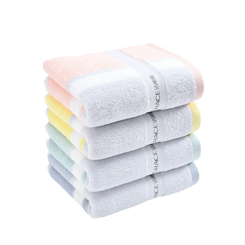 洁丽雅毛巾纯棉新品LOGO烫印情侣家用面巾公司礼品团购婚庆伴手礼