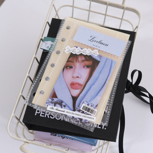 Blanklabel设计A7六孔小卡收纳手帐活页拍立得相册一宫格卡册收纳