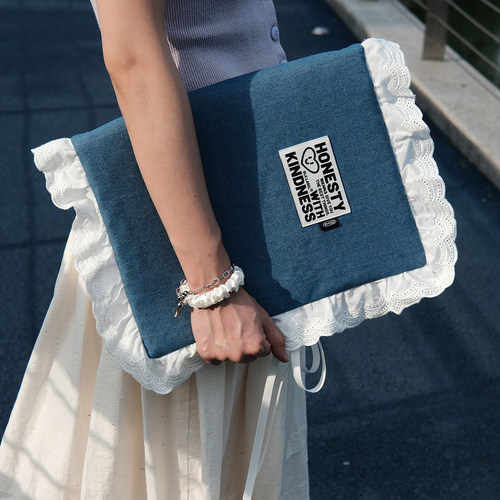 BlankLabel牛仔A4四孔活页夹