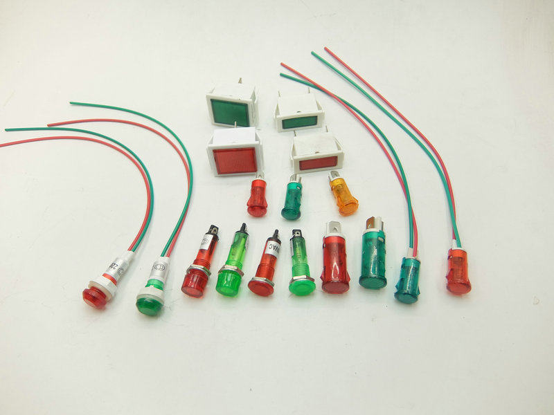 220v 氖泡指示灯电烤箱消毒柜/热水器/冰柜电冰箱电源指示灯1个