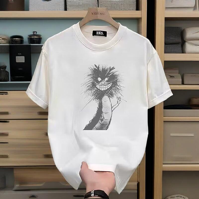 搞怪可爱潦草比耶龙情侣短袖t恤
