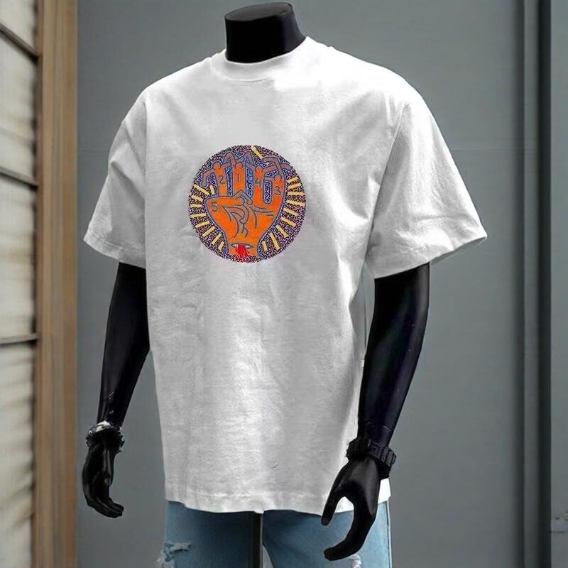 复古港风痞帅小众宽松休闲短袖T恤美式潮牌创意百搭男女半袖上衣