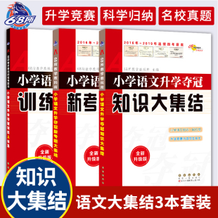 新考题知识大集结小升初资料包专项训练必刷题小考基础知识系统总复习 训练A体系 2025版 68所名校3本小学升学夺冠知识大集结语文