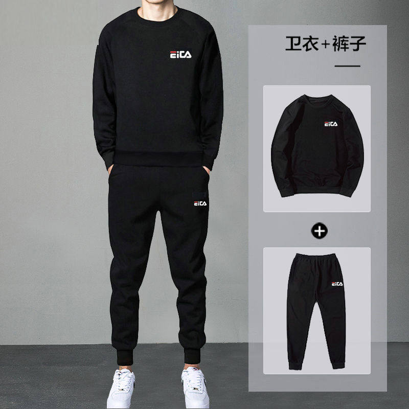 韩版潮流时尚休闲两件套男士卫衣