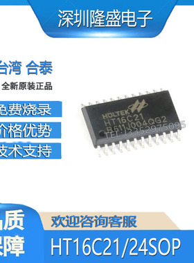 HT16C21 24SOP HOLTEK 合泰 液晶 LCD驱动芯片 IC BOM配单 阻容