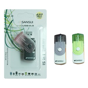 时尚 便携 旋转多功能读卡器 手机读卡器 读卡器多合一 读卡器