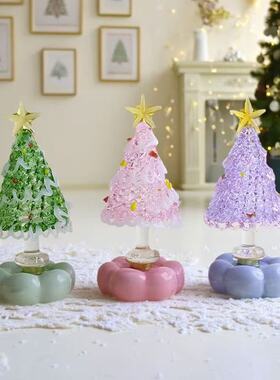 淄博琉璃圣诞树装饰摆件