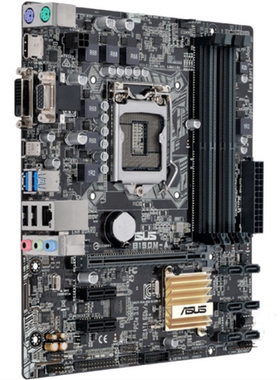 Asus/华硕 B150M-A 台式机主板支持LGA1151针脚 DDR4