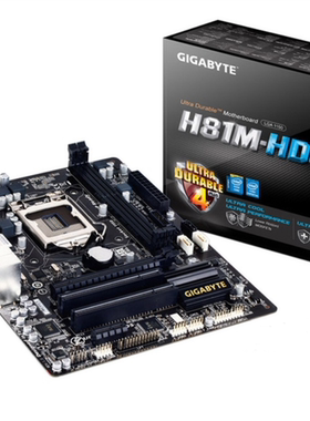 Gigabyte/技嘉 H81M HD3 LGA 1150 Intel H81 SATA 6Gb/s USB