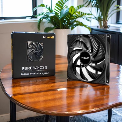 bequiet 德商德静界PURE WINGS 3 PWM 台式电脑机箱CPU散热风扇