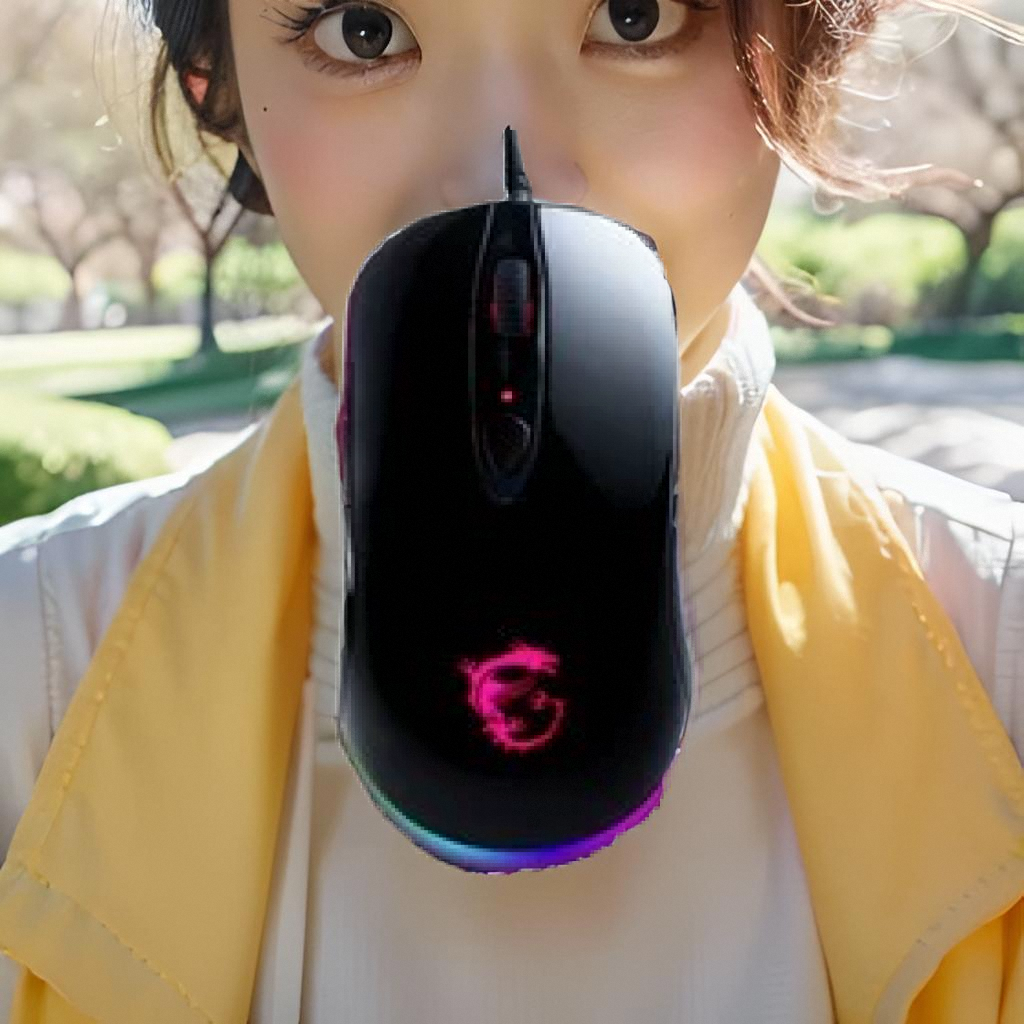 适用于微星（MSI)INTERCEPTOR DS102RGB 黑色 V2台式机 鼠标库存