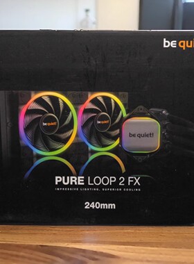 德商德静界be quiet！Pure Loop 2 FX 240mm台式散热双风扇水冷