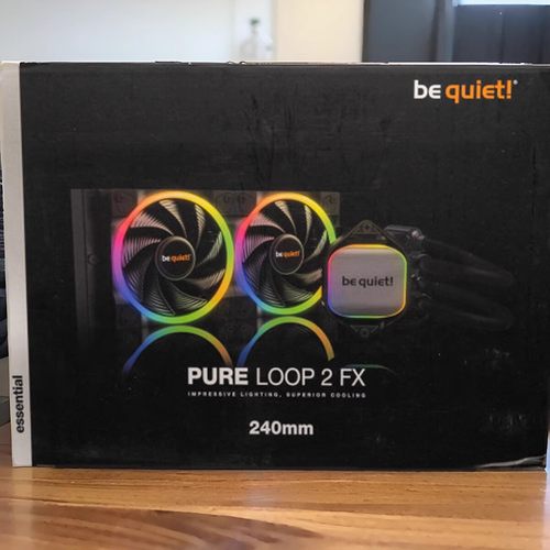 德商德静界be quiet！Pure Loop 2 FX 240mm台式散热双风扇水冷