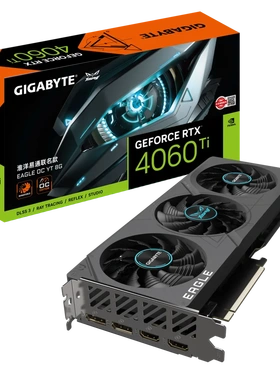 技嘉GeForce RTX™ 4060 Ti EAGLE OC YT 8G黑神话悟空显卡猎鹰
