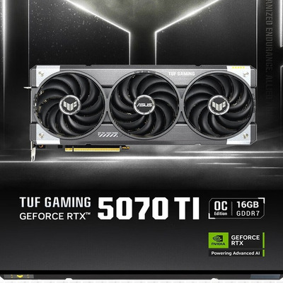ASUS/华硕电竞特工TUF-RTX5070TI-O16G-GAMING电脑游戏独立显卡