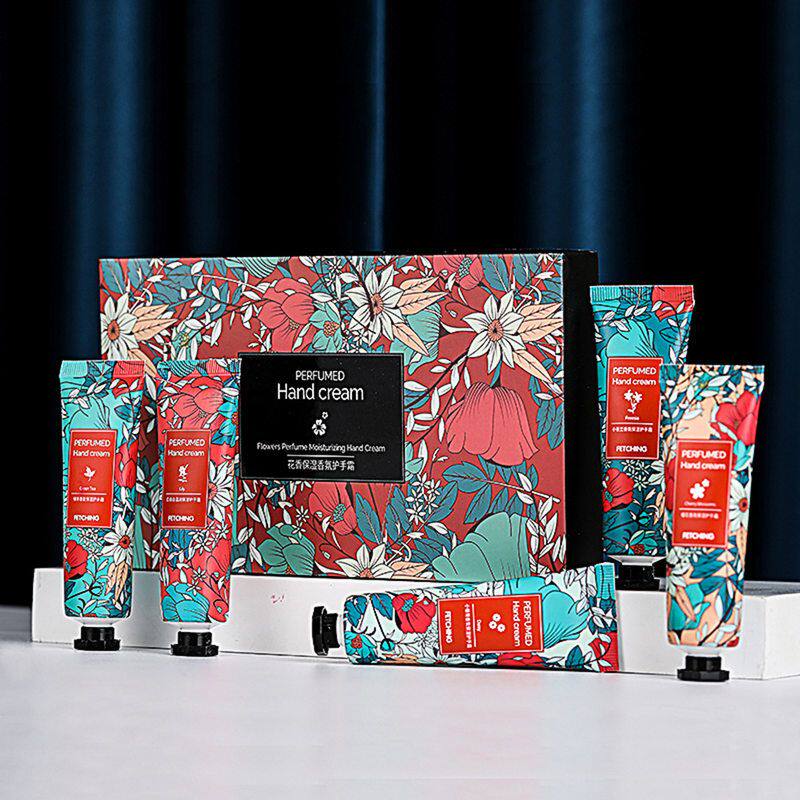 补水正品花香滋润随身携带现货护手霜香氛保湿礼盒装斐伊五支