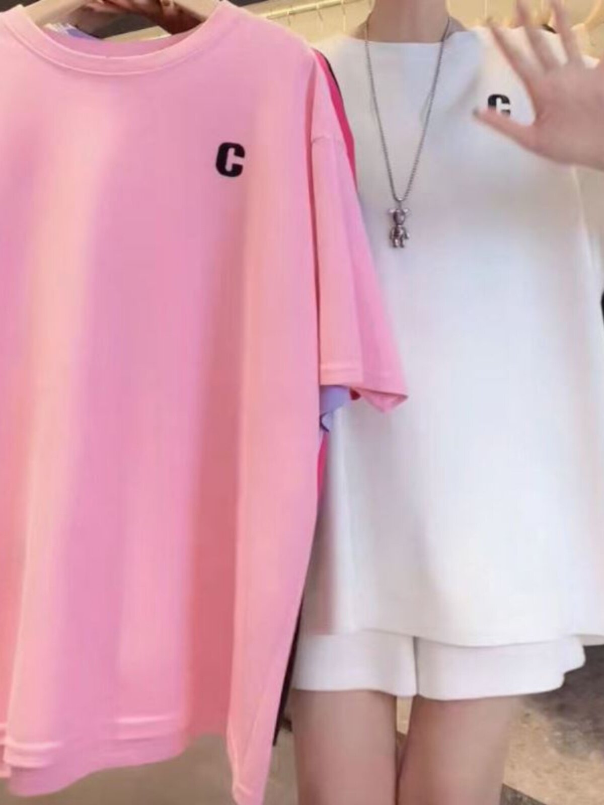 LETTER PRINT LOOSE SHORT SLEEVE WOMENS T-SHIRT INTERNET CELEBRITY FOREIGN STYLE AGE REDUCTION FASHION SLIMMING SUMMER DRESS 2024 NEW TOP