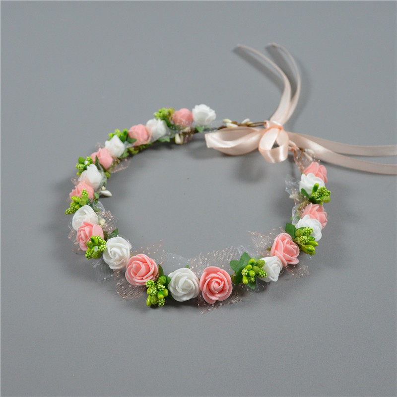 单层头环景区拍照花环儿童节目表演佩戴头环手环跨境热销商品