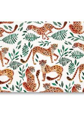 适用于苹果笔记本电脑 macbook air 13.3寸 15pro 保护壳套花豹纹