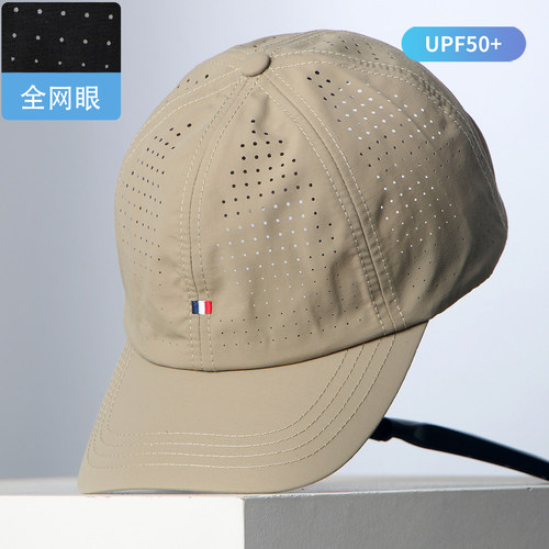 2026新款夏季全网眼帽子男女遮阳鸭舌帽红白蓝棒球帽舒适软顶透气