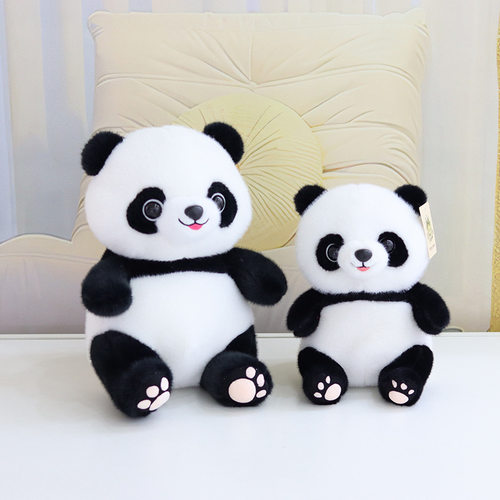 玩偶旅游纪念品国宝熊猫玩偶穿衣熊猫毛绒玩具公仔娃娃
