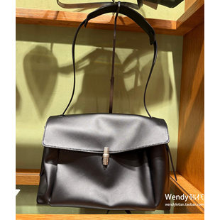 韩国代购小众lememe新款牛皮复古单肩腋下手提包Amelie大号托特包