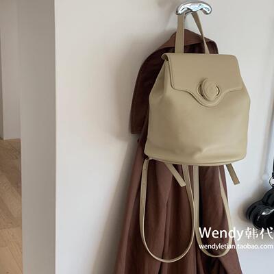 韩国代购小众设计师 archivepke 双肩包背包