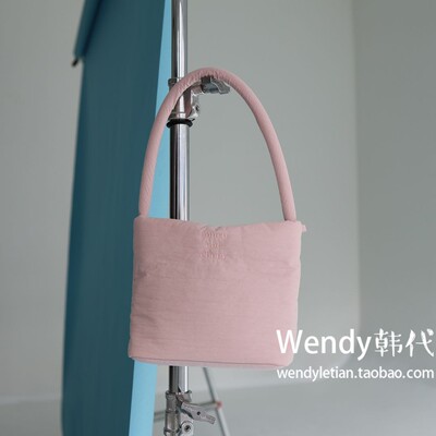 韩国代购小众设计师mucu and ebony 泡芙单肩腋下包near padding