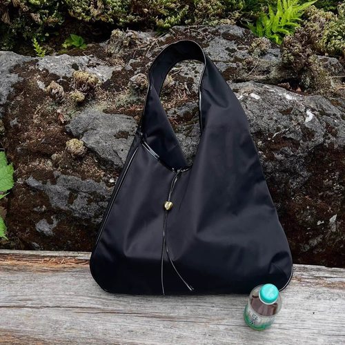 韩国代购小众 archivepke尼龙轻薄单肩大容量托特包购物袋腋下包