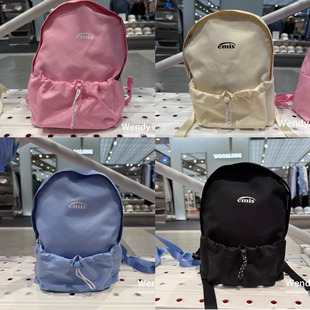 新款 emis 字母可爱多巴胺彩色双肩包背包书包 小众设计师 韩国代购
