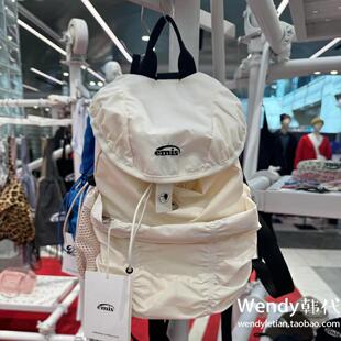 字母双肩包背包书包 新款 韩国代购 小众设计师emis