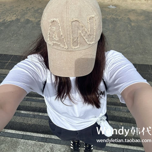 正品!韩国代购小众设计师awesome needs字母帽子棒球帽金智媛同款