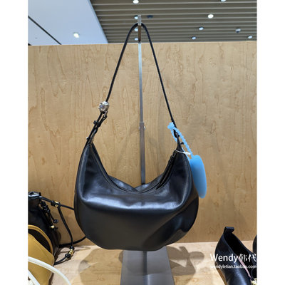 韩国代购小众 archivepke 新款羊皮单肩腋下手提包moon月亮包