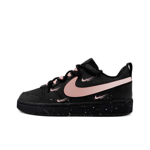 【定制球鞋】Nike Court Borough黑之黑板鞋厚底性防水增高