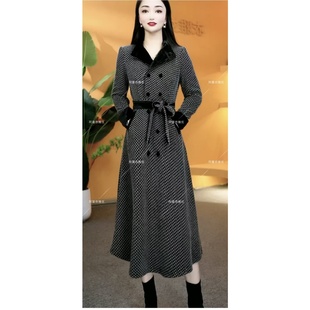 衣雅优选 金貂混纺雪花绒加厚保暖显瘦款 8081 新款 连衣裙 1271