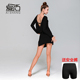 爱尚舞服性感修身 成人女拉丁舞练功服班服训练服连衣裙露背舞蹈服