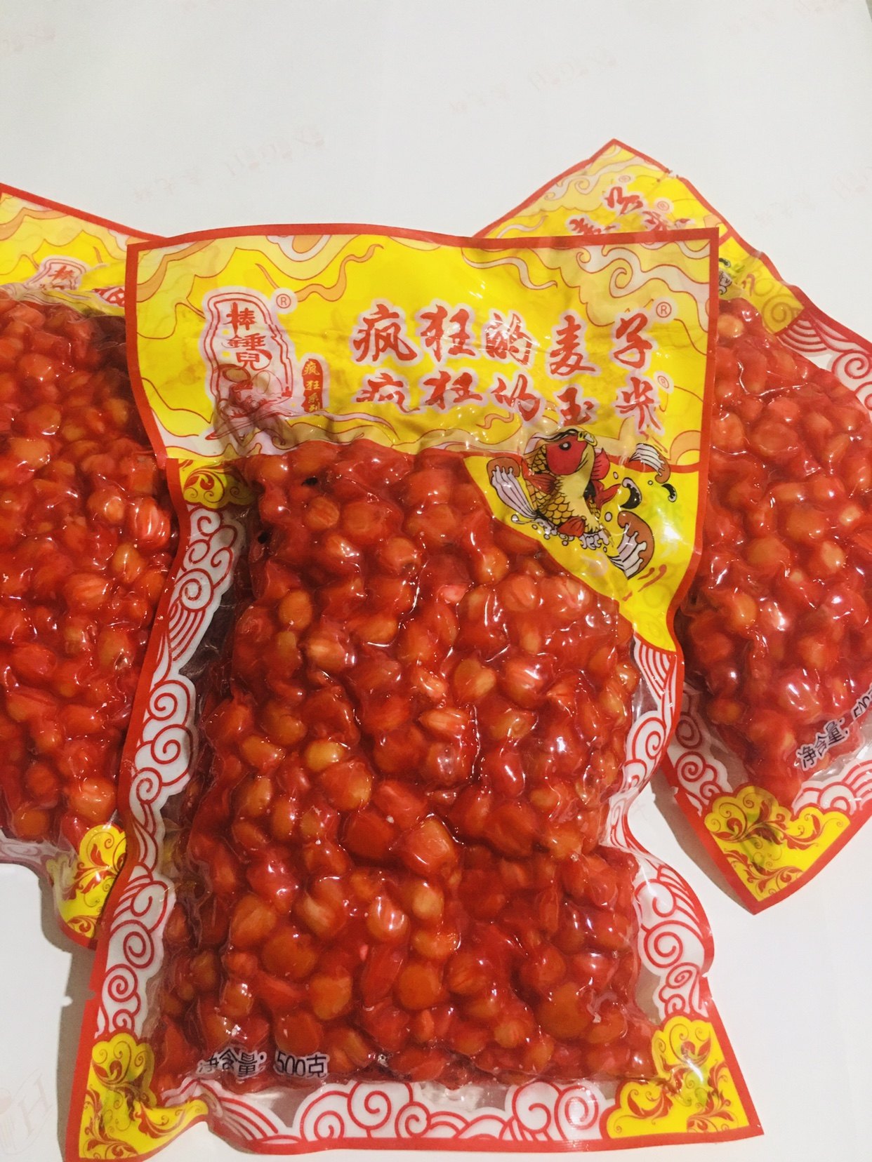 疯狂的玉米（袋装）（窝料）红玉米鲤鱼草鱼鱼饵2022新包装