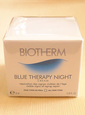 包邮 加拿大专柜 Biotherm碧欧泉 Blue Therapy奇迹修复晚霜 15ML