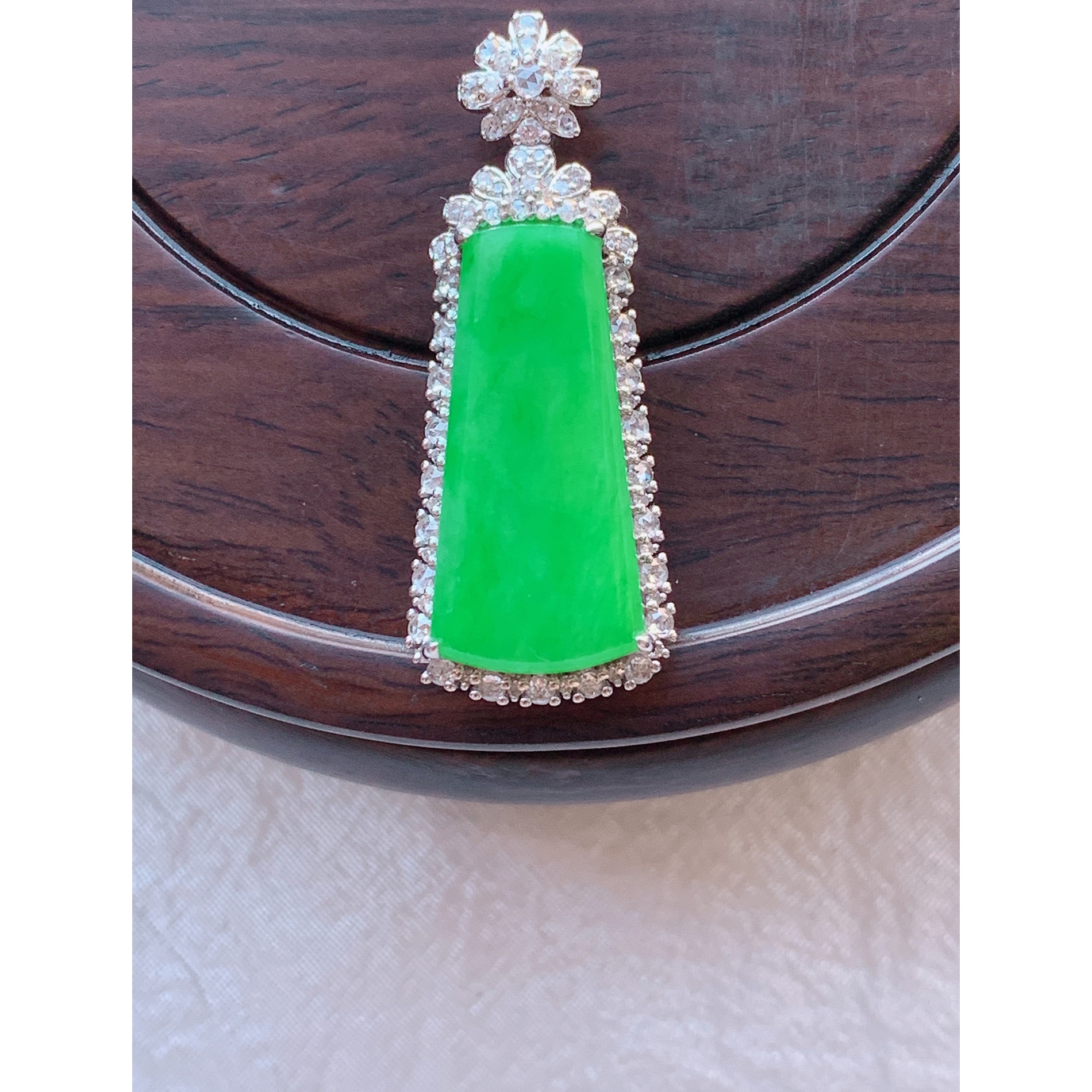 玉挂件冰种a货吊坠无事牌CMA