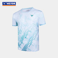 VICTOR VICTOR T50013 Badminton Suit Knitted Quick-drying Sports short-sleeved T-shirt thumbnail 2