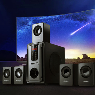 Goldpo 机电脑超重低炮木质音箱 H3811B蓝牙音响5.1多媒体家用台式