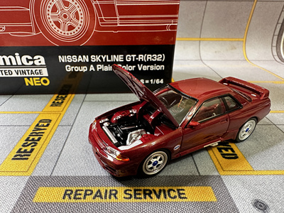 TOM25年2月Tomytec TLV LV-N 网限GTR R32 红色全新未拆封现货