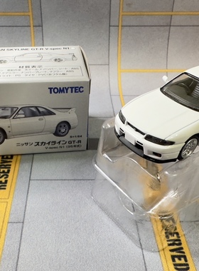 多美卡9月港版TLV-N308cGT-R33白色合金车车模全新现货未拆封