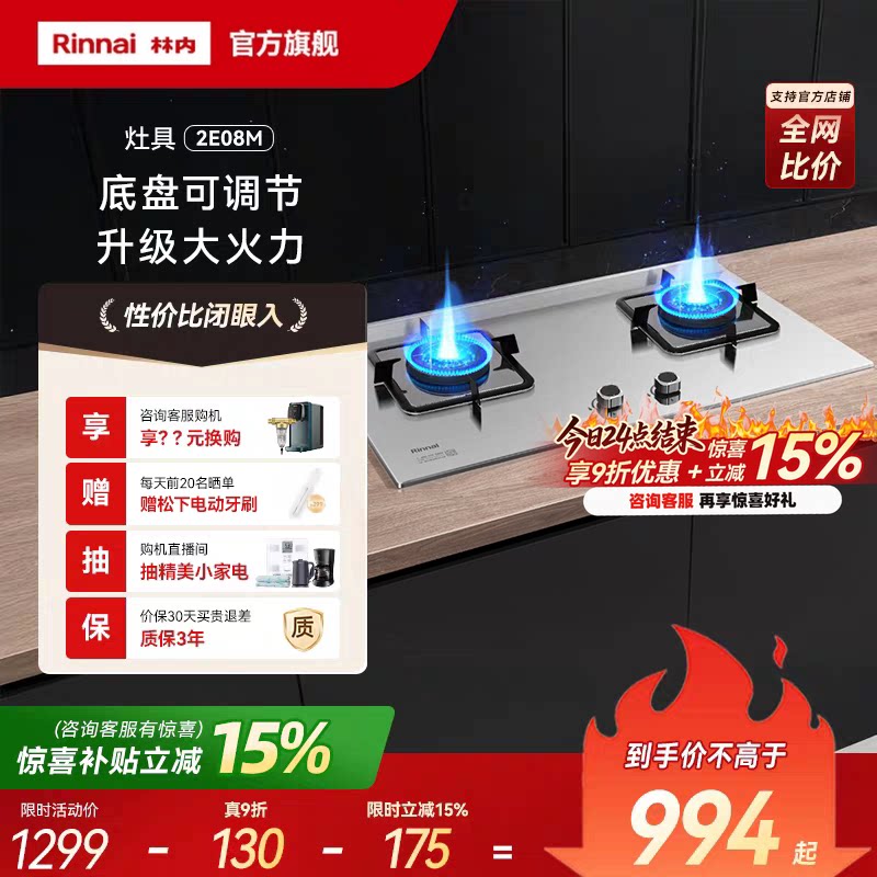 Rinnai/林内大火力燃气灶图片