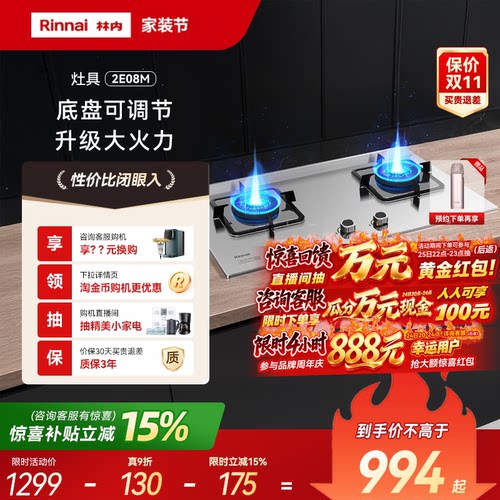 Rinnai/林内大火力燃气灶