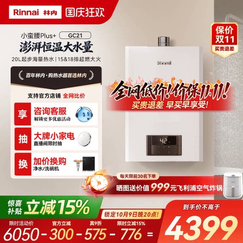 林内鲸吨吨GC21高性能恒温大水量