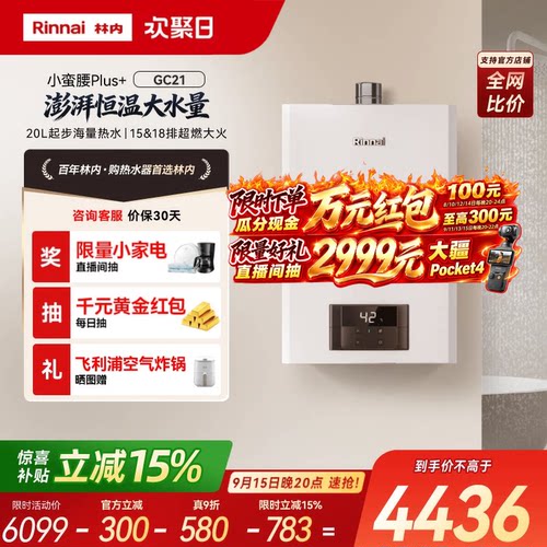 林内鲸吨吨GC21高性能恒温大水量